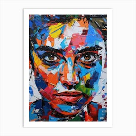 Face Of A Woman 50 Art Print