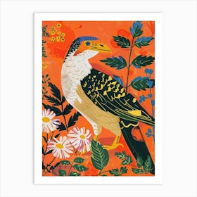 Spring Birds Crested Caracara 1 Art Print