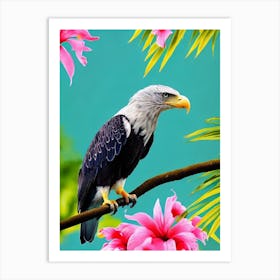 Eagle Tropical bird Art Print