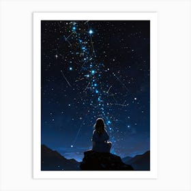 Starry Night 119 Art Print