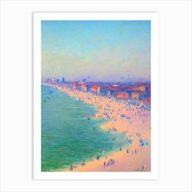 Venice Beach Los Angeles California Monet Style Art Print