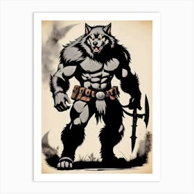 Werewolf 15 Art Print