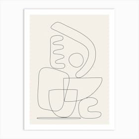 Minimal Abstract Shapes 03 Art Print