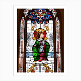 Stained Glass Window 3 Art Print