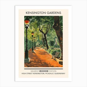 Kensington Gardens London Parks Garden 6 Art Print