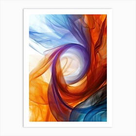 Abstract Swirls 2 Art Print