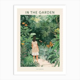 In The Garden Poster Kew Gardens England 1 Art Print