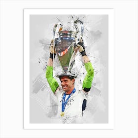 Thibaut Courtois Real Madrid Art Print