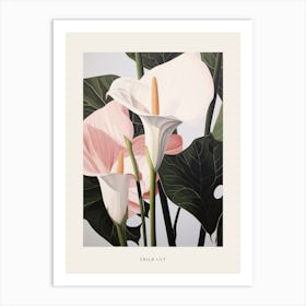 Flower Illustration Calla Lily 4 Poster Art Print