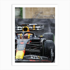 Red Bull Racing Car Art Print