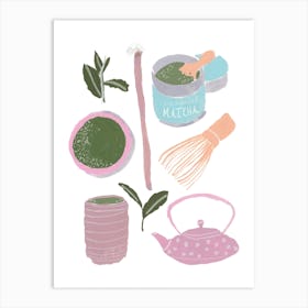 Ceremonial Japanese Matcha Art Print