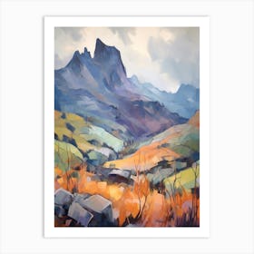 Cradle Mountain Australia 3 Mountain Painting Art Print