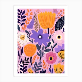 Floral Background 1 Art Print