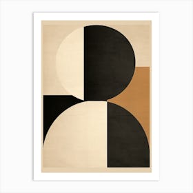 Ivory Wolfsburg Geometric Symphony Art Print