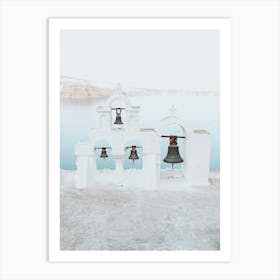 Aegean Chimes 2, Santorini Art Print