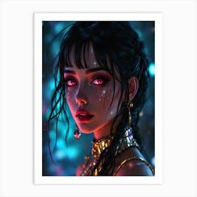 Anime Girl 2 Art Print