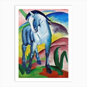 Blue Horse 1 by Franz Marc (1911) Art Print