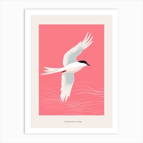 Minimalist Common Tern 1 Bird Poster Art Print