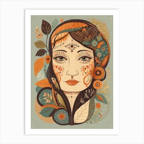 Portrait Of A Woman 4 Art Print