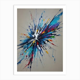 Splatter Painting Art Print