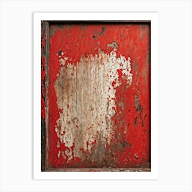 Vintage Frame Exhibiting Signs Of Aging A Spectrum Of Worn And Grimy Textures Co Existing On Its Su (5) Art Print