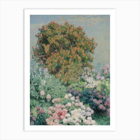 Claude Monet'S Garden 5 Art Print