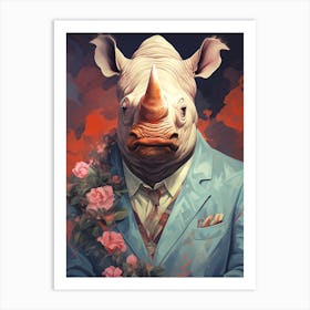 Rhinoceros 1 Art Print