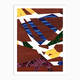 80's - Burgandy Art Print