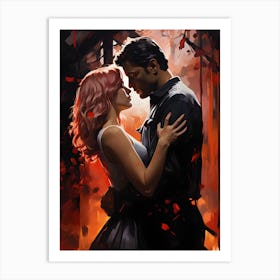 Stellar Love Unique Illustrations Art Print