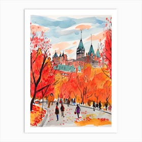 Ottawa, Dreamy Storybook Illustration 2 Art Print