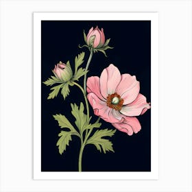 Anemone Flower Art Print