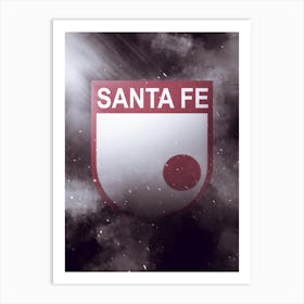 Independiente Santa Fe 1 Art Print