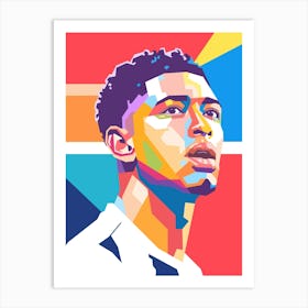 Jude Bellingham wpap art Art Print