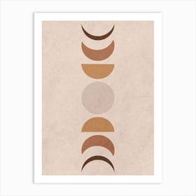 Moon Phases Art Print