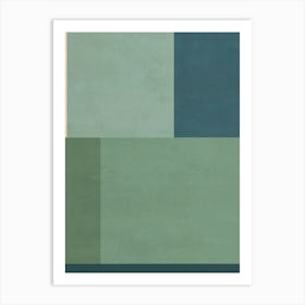 Abstract Painting - Green 04 Art Print