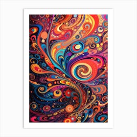 Abstract Painting Print   Art Print