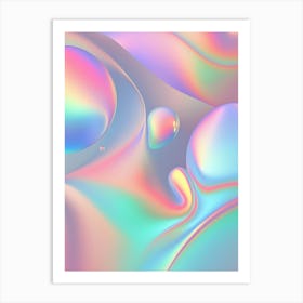 Holographic Wallpaper Art Print