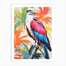 Colourful Bird Painting Osprey 1 Art Print