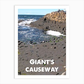 Giant's Causeway, AONB, Area of Outstanding Natural Beauty, National Park, Nature, Countryside, Wall Print, 1 Art Print