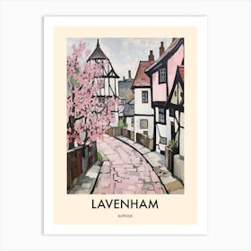 Lavenham (Suffolk) Painting 3 Travel Poster Art Print