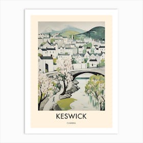 Keswick (Cumbria) Painting 3 Travel Poster Art Print