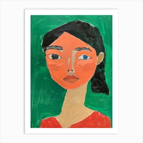 Portrait Of A Woman 606 Art Print