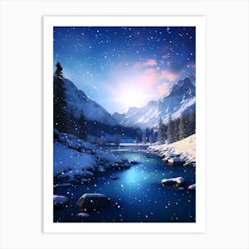 Winter Landscape 1 Art Print