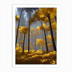 Autumn Forest 21 Art Print