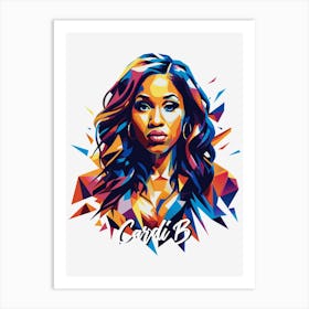 Cardi B 01 Art Print