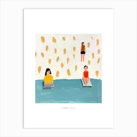 Summer Pool Illustration Art Print