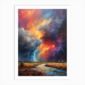 Lightning Storm 3 Art Print