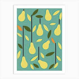 Avocado Illustration 3 Art Print