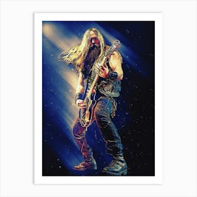 Superstars Of Zakk Wylde S Black Label Society Art Print