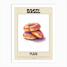Plain Bagel 4 Art Print